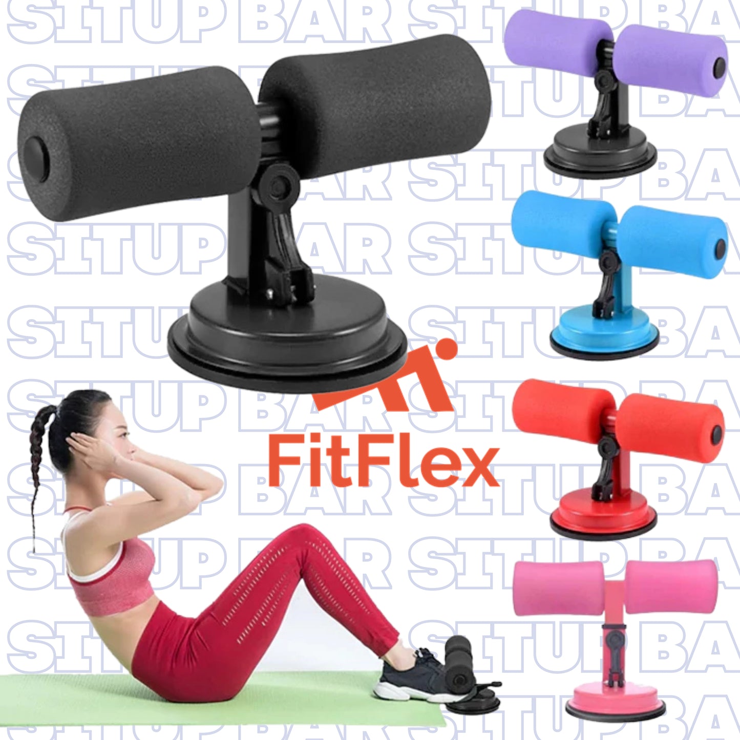 Adjustable Sit-Up Bar for Home Workouts – Core, Abs & Full Body Training