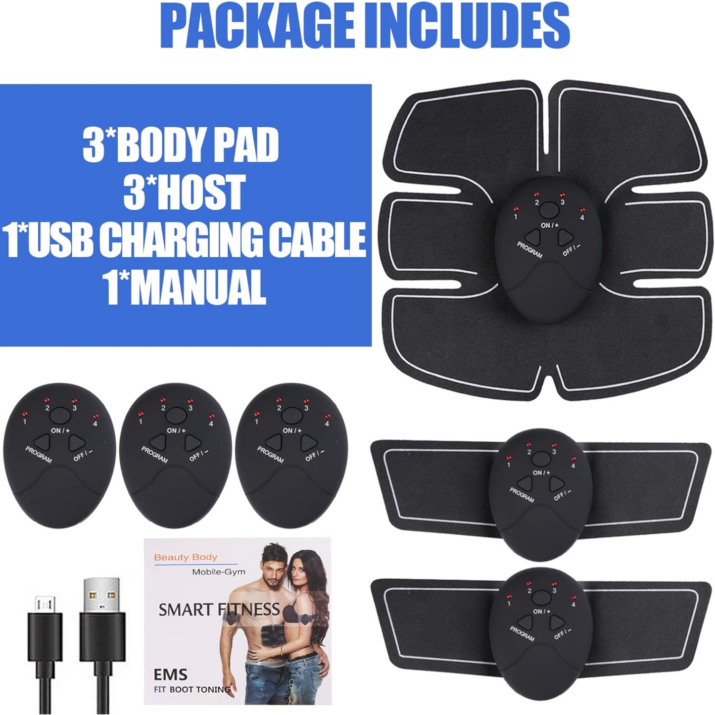 EMS Muscle Stimulator Abdominal Muscle Toner Machine