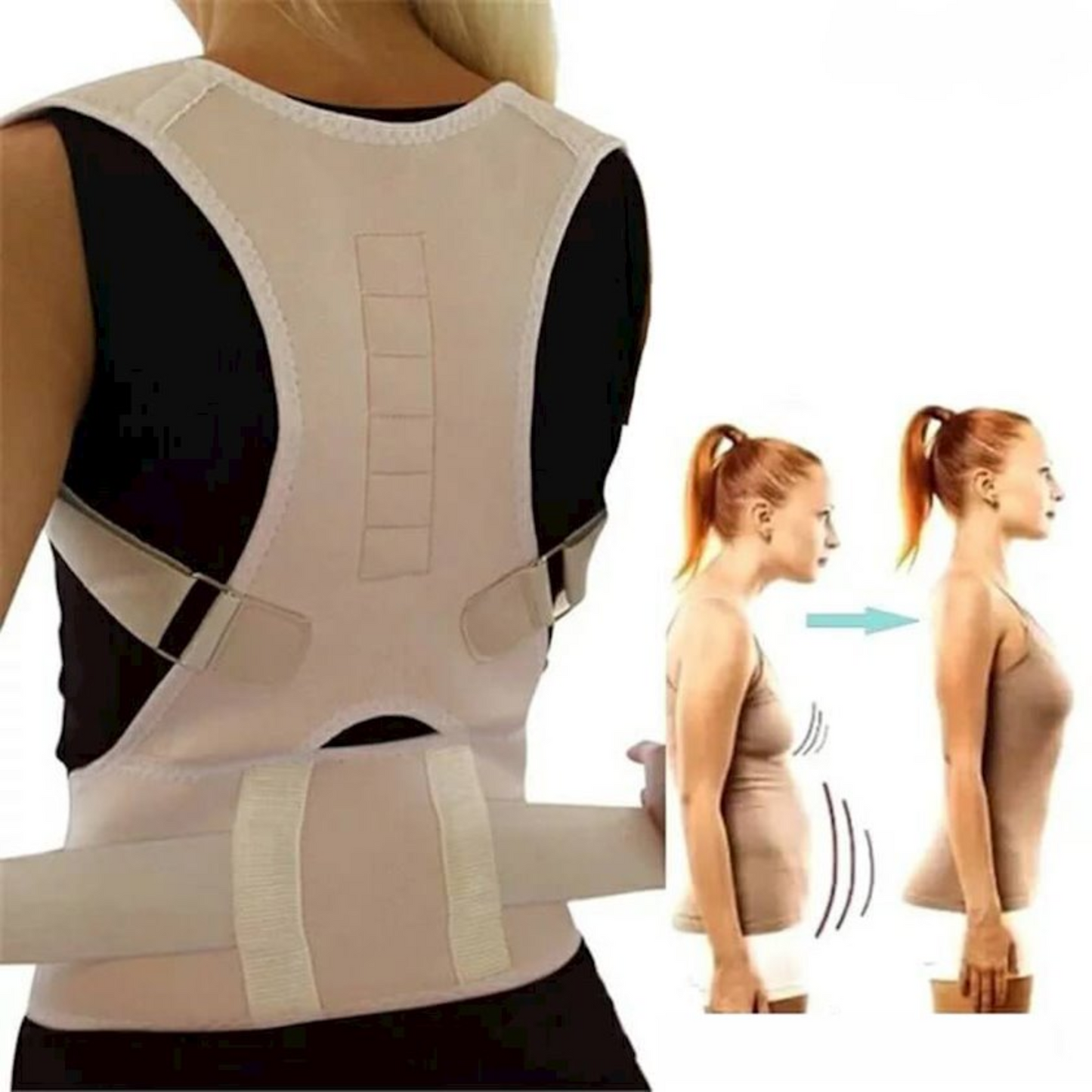 Sibote Power Magnetic Long Spine Support Brace