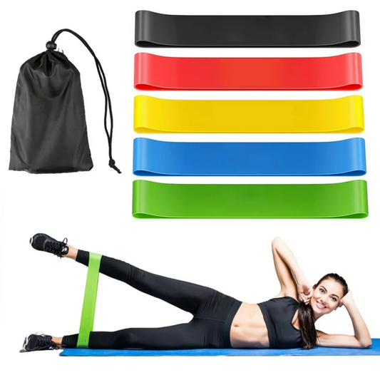 Set of 5 Exercise Resistance Loop Bands